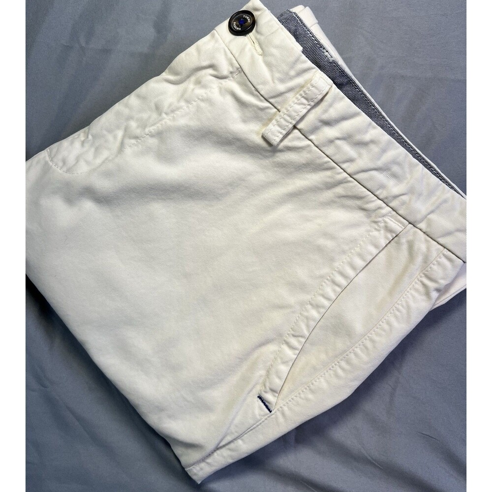 Tommy Bahama Mens Chino Pants 34x33 ( Tag 34x34) Khaki Pima Cotton Straight Leg